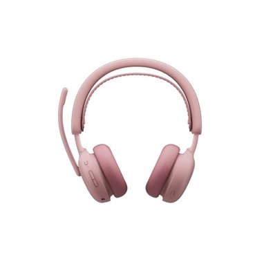 Headset Sem Fio Logitech Zone Wireless 2 ES com Microfone Flip-to-mute, Cancelamento de ruído, Conexão Bluetooth, Rosa - 981-001597
