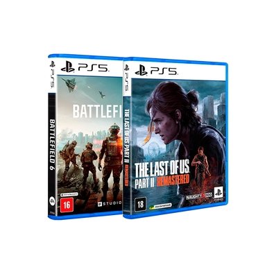 Kit Jogo The Last of Us Part II + Battlefield 6, PS5