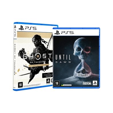 Kit Jogo Ghost Of Tsushima Versão do Diretor + Until Dawn, PS5