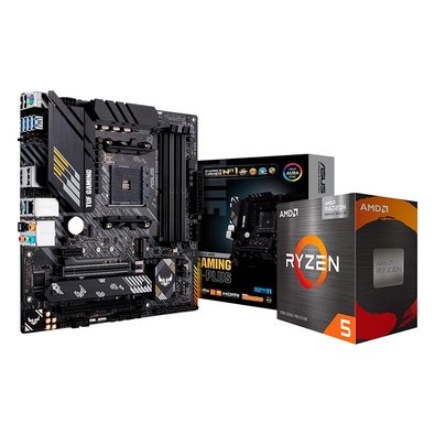 Processador AMD Ryzen 5 5600GT + Placa-Mãe ASUS TUF Gaming B550M-Plus