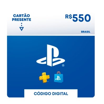 R$550 PlayStation Store - CartÃƒÂ£o Presente Digital [Brasil]