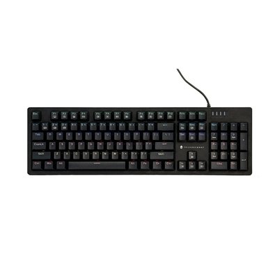 Teclado Mecânico Gamer Thunderobot K104, Switch Tátil Blue, 1KHz, Hot-Swappable, PBT, Full Size, USB-C, Preto - JM03NP007