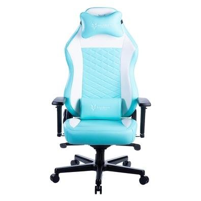 Cadeira Gamer Husky Gaming Blizzard 900 S.E., Azul e Branco, Com Almofadas, Reclinável com Sistema Frog, Descanso de Braço 3D - HGMA094