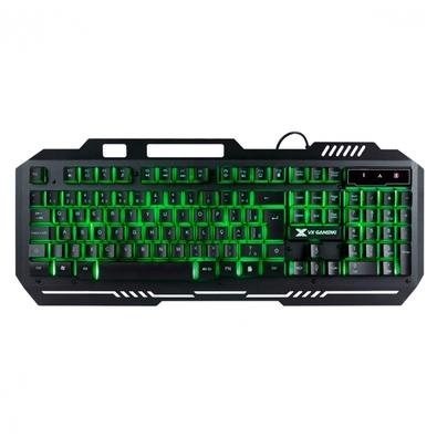 Teclado Gamer Vinik VX Shield, LED Verde, USB, 1.8M, Teclas Multimídia, ABNT2, Preto ? GT604