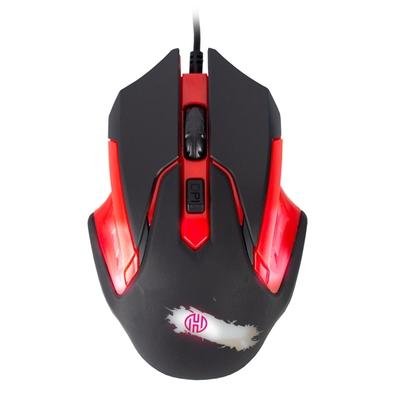 Mouse Gamer Hoopson, 2400DPI, Vermelho - GX-57 R