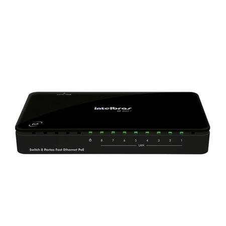 Switch IntelBras 8 portas Fast Ethernet SF800