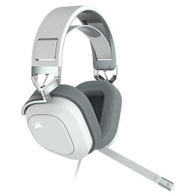 Headset Gamer Corsair HS80 Premium, RGB, Surround, Dolby 7.1, Drivers 50mm, Branco - CA-9011238-NA