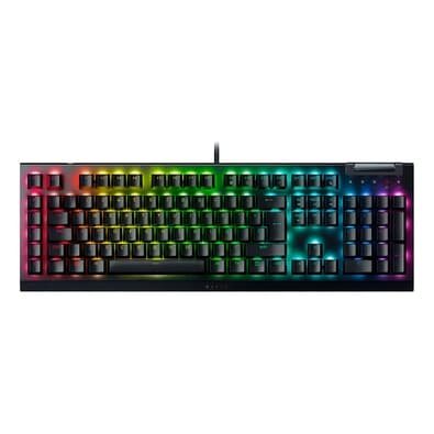 Teclado Mecânico Gamer Razer Blackwidow V4 X, Chroma RGB, Switch Yellow, US, três botões laterais macros dedicadas - RZ03-04701900-R3U1