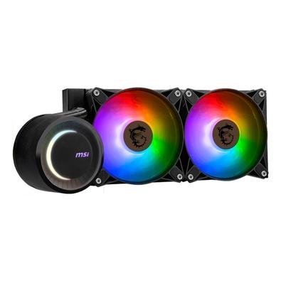 Water Cooler MSI Mag Coreliquid E240, ARGB, 240mm, Intel/AMD, Preto - MAG CORELIQUID E240