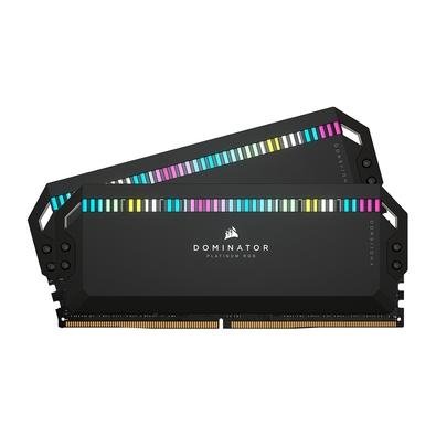 Memória RAM Corsair Dominator Platinum, RGB, 64GB (2x32GB), 6800MHz, DDR5, CL40, para Intel XMP, Preto - CMT64GX5M2B6800C40