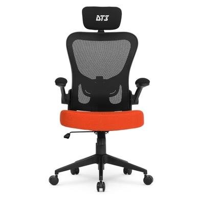 Cadeira Office DT3 Vita Headrest, Até 110Kg, Mesh Spandex, Laranja - 14232-2