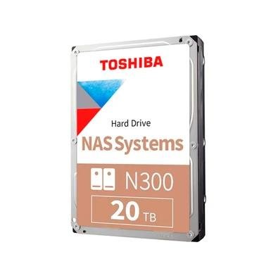 HD Toshiba N300, 20TB, 7200 RPM, NAS, 3.5', SATA - HDWG62AXZSTA