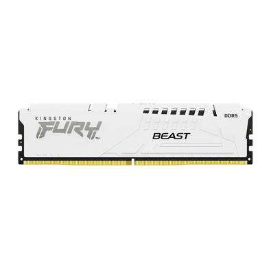 Memória Kingston Fury Beast EXPO, 16GB, 6000MT/s, DDR5, CL30, DIMM, Branco - KF560C30BWE-16