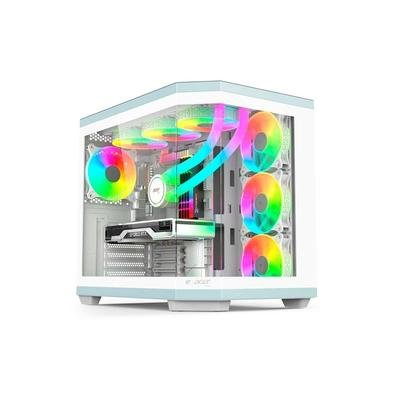 Gabinete Gamer Acer V950, Mid Tower, Compatível com ATX, Micro-ATX, Mini-ITX, Lateral e Frontal em Vidro, Branco - V950WH