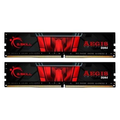 Memória RAM G.Skill Aegis 32GB (2x16GB), DDR4, 2400MHz, 288-Pin, CL17, Preto – F4-2400C17D-32GIS
