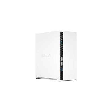 Storage QNAP TS-233, 2-Baias ARM Cortex-A55 2.0GHz Quad-Core, 2GB DDR3,1 x Gigabit Ethernet, Branco - TS-233