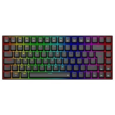 Teclado Mecânico Gamer Redragon Phantom, RGB Chroma Mk.II, Switch Marrom, ABNT2, Preto - K629-RGB (PT-BROWN)