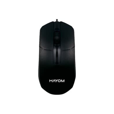 Mouse Hayom, USB, óptico, Preto - MU2904