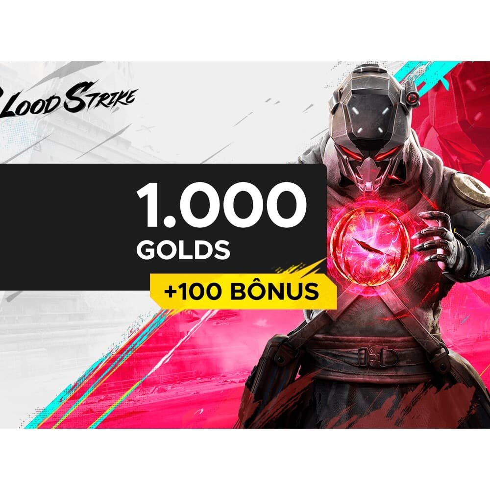 Blood Strike - 1.000 Golds + 100 de Bônus
