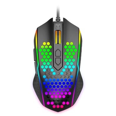 Mouse Gamer T-dagger Imperial, RGB, Ambidestro, 10000 DPI, USB, Preto - T-TGM310RGB V4