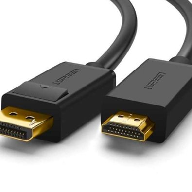 Cabo Ugreen, DisplayPort para HDMI, 5m, Preto - UG-10204