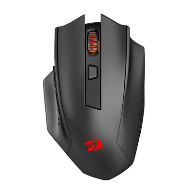Mouse Gamer Sem Fio Redragon Woki, RGB, 26000 DPI, 6 Botões, USB 2.4GHz, Bluetooth, Recarregável, Preto - M994