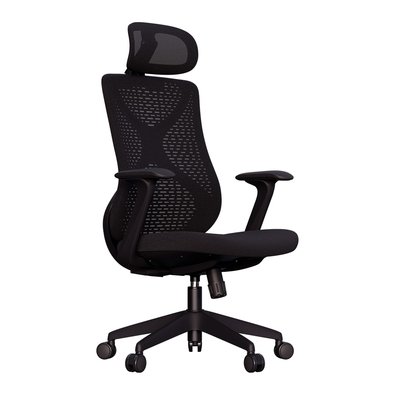 Cadeira Office Elements Aiven, Até 120kg, Reclinável, Malha, Preta - 72106
