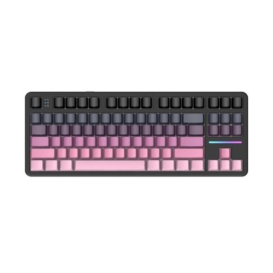 Teclado Mecânico Sem Fio Attack Shark X87, RGB, Tri-Mode Wireless Bluetooth USB-C, Blackberry - X87