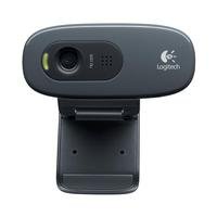 Webcam HD Logitech C270 720p 30 FPS Microfone Integrado USB 2 0