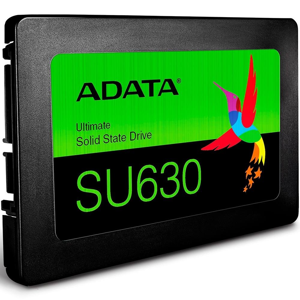 SSD 240 GB Adata SU630, SATA, Leitura: 520MB/s e Gravação: 450MB/s - ASU630SS-240GQ-R SSD 240 GB Adata SU630, SATA, Leitura: 520MB/s e Gravação: 450MB/s - ASU630SS-240GQ-R