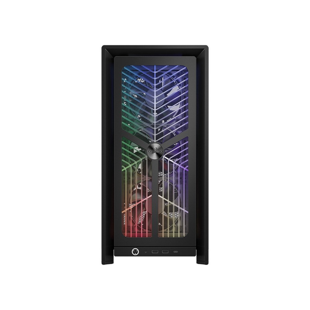 Gabinete Gamer Corsair Frame 4000X RS, Mid-Tower, Lateral em Vidro Temperado, Preto - CC-9011302-WW