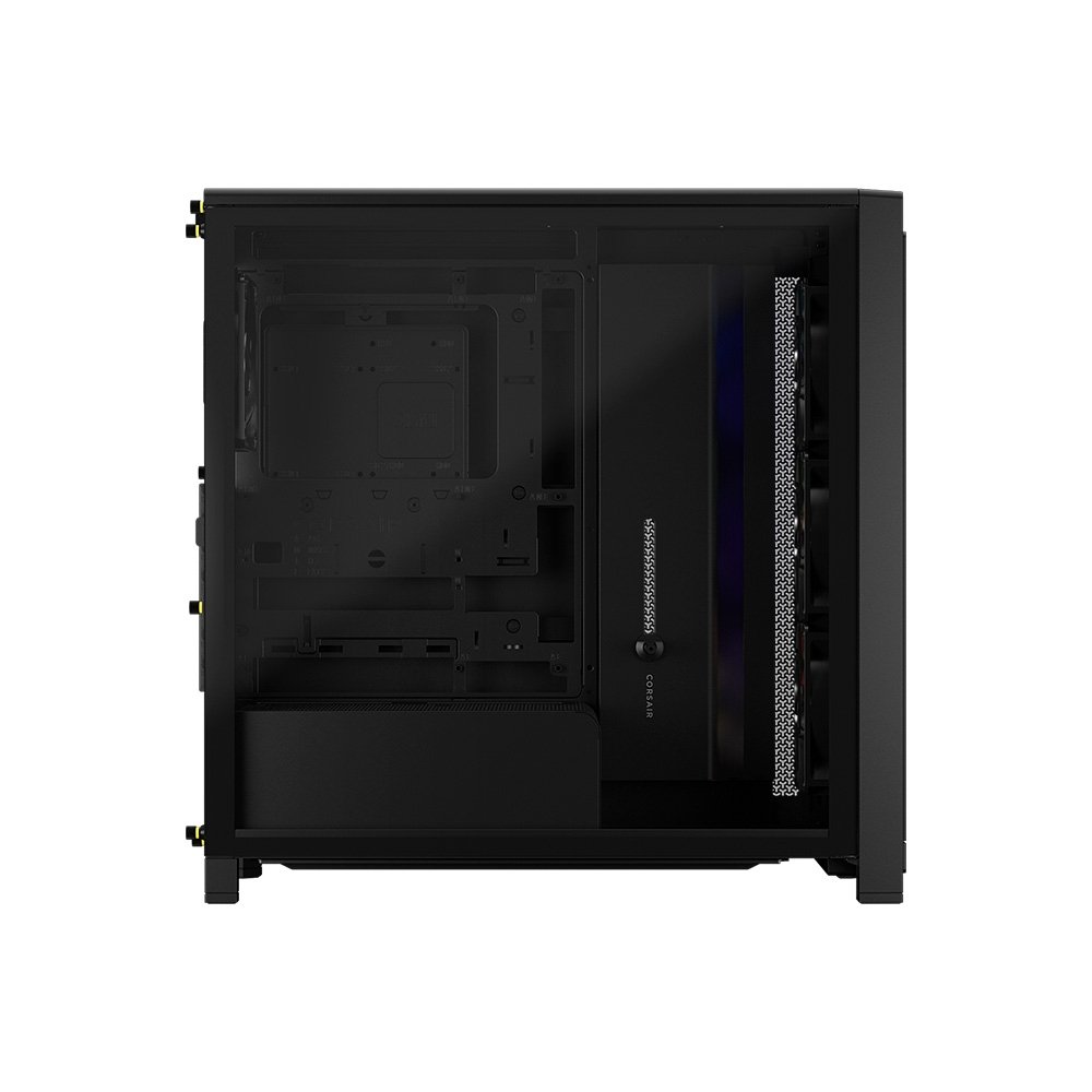 Gabinete Gamer Corsair Frame 4000X RS, Mid-Tower, Lateral em Vidro Temperado, Preto - CC-9011302-WW
