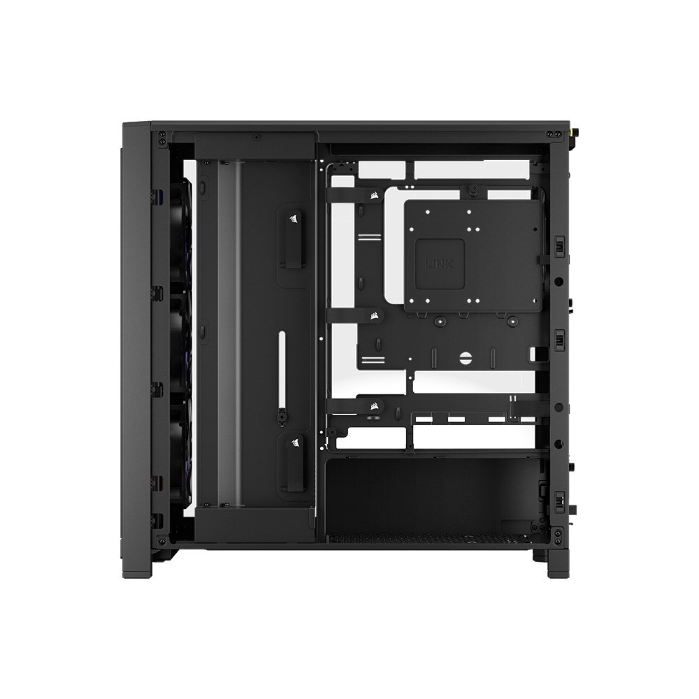 Gabinete Gamer Corsair Frame 4000X RS, Mid-Tower, Lateral em Vidro Temperado, Preto - CC-9011302-WW