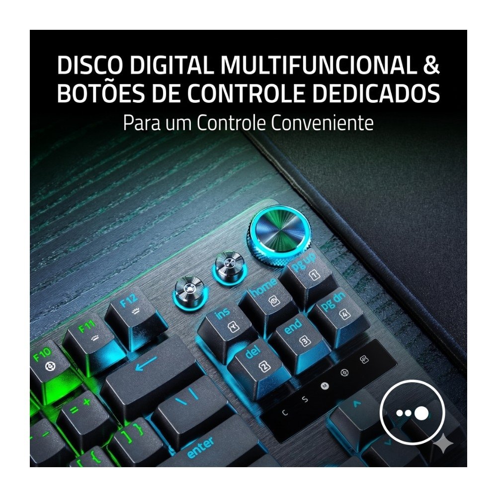 Teclado Gamer Razer Huntsman V3 Pro TKL | KaBuM!