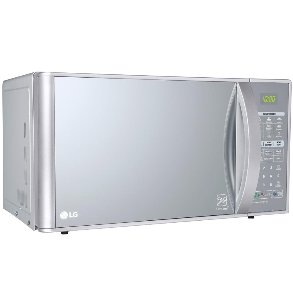 Micro-ondas LG Grill 900W/1000W, 30L, 110V, Prata - MH7053R Micro-ondas LG Grill 900W/1000W, 30L, 110V, Prata - MH7053R