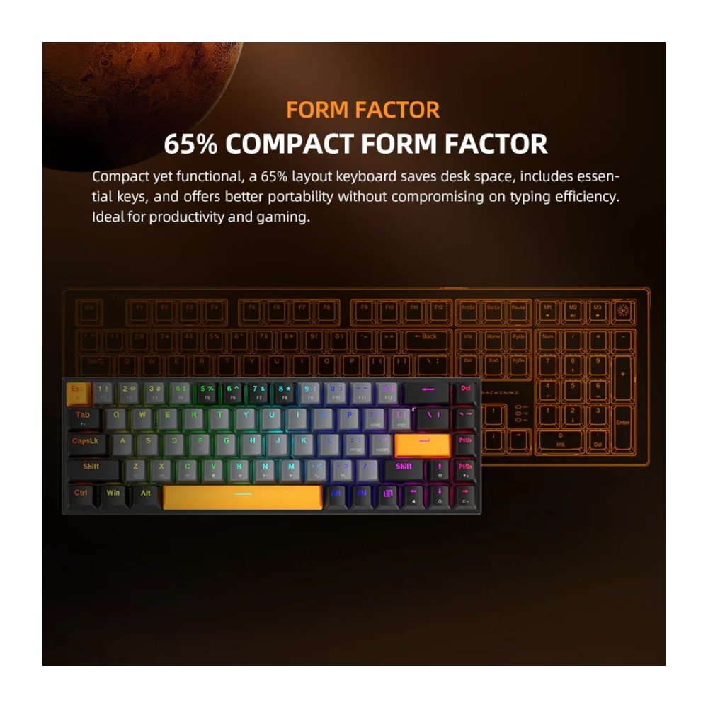 Teclado Machenike K500-B68 RGB 65%