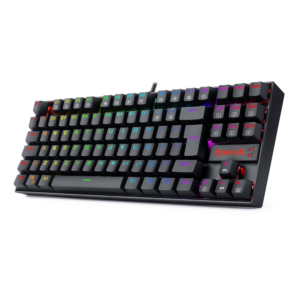 Teclado Gamer Magnético Redragon Kumara Pro V2, RGB, Switch Vermelho, ABNT2, Preto - K552RGB-PRO (PT-RED) V2 Teclado Gamer Magnético Redragon Kumara Pro V2, RGB, Switch Vermelho, ABNT2, Preto - K552RGB-PRO (PT-RED) V2