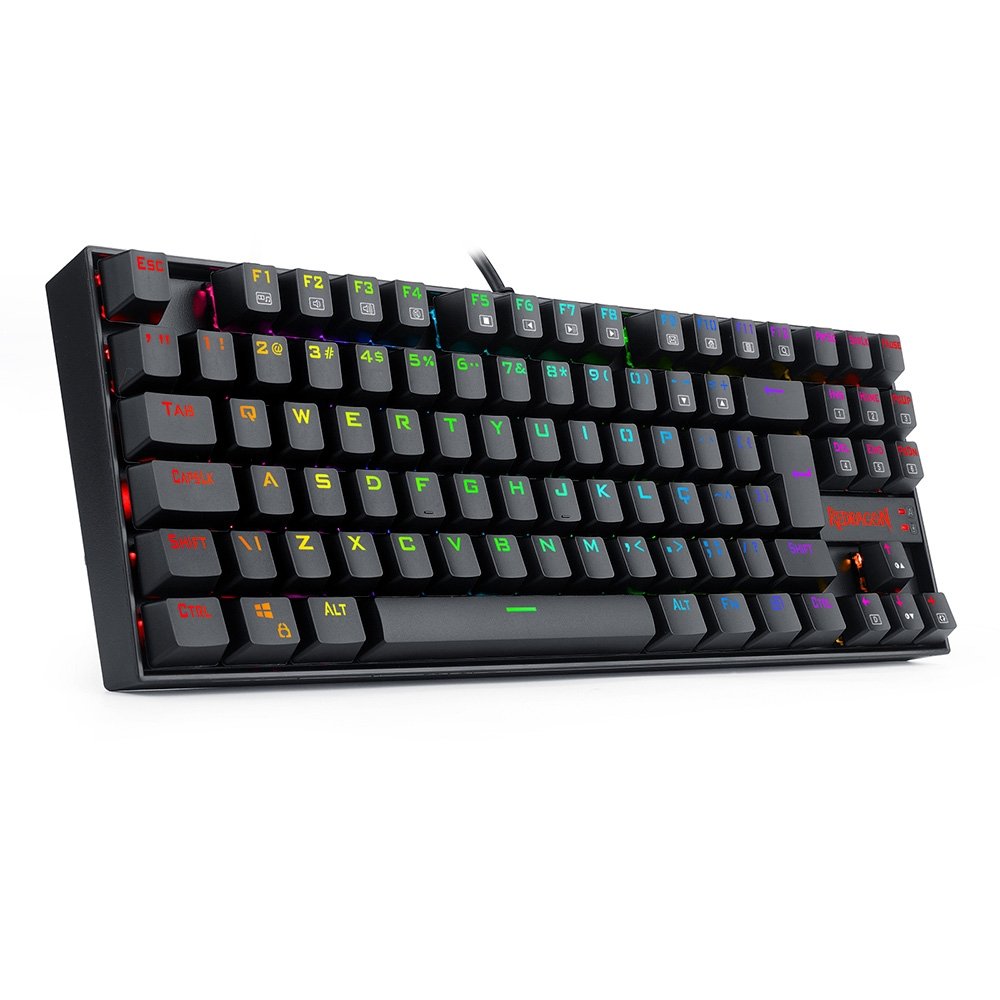 Teclado Gamer Magnético Redragon Kumara Pro V2, RGB, Switch Vermelho, ABNT2, Preto - K552RGB-PRO (PT-RED) V2 Teclado Gamer Magnético Redragon Kumara Pro V2, RGB, Switch Vermelho, ABNT2, Preto - K552RGB-PRO (PT-RED) V2