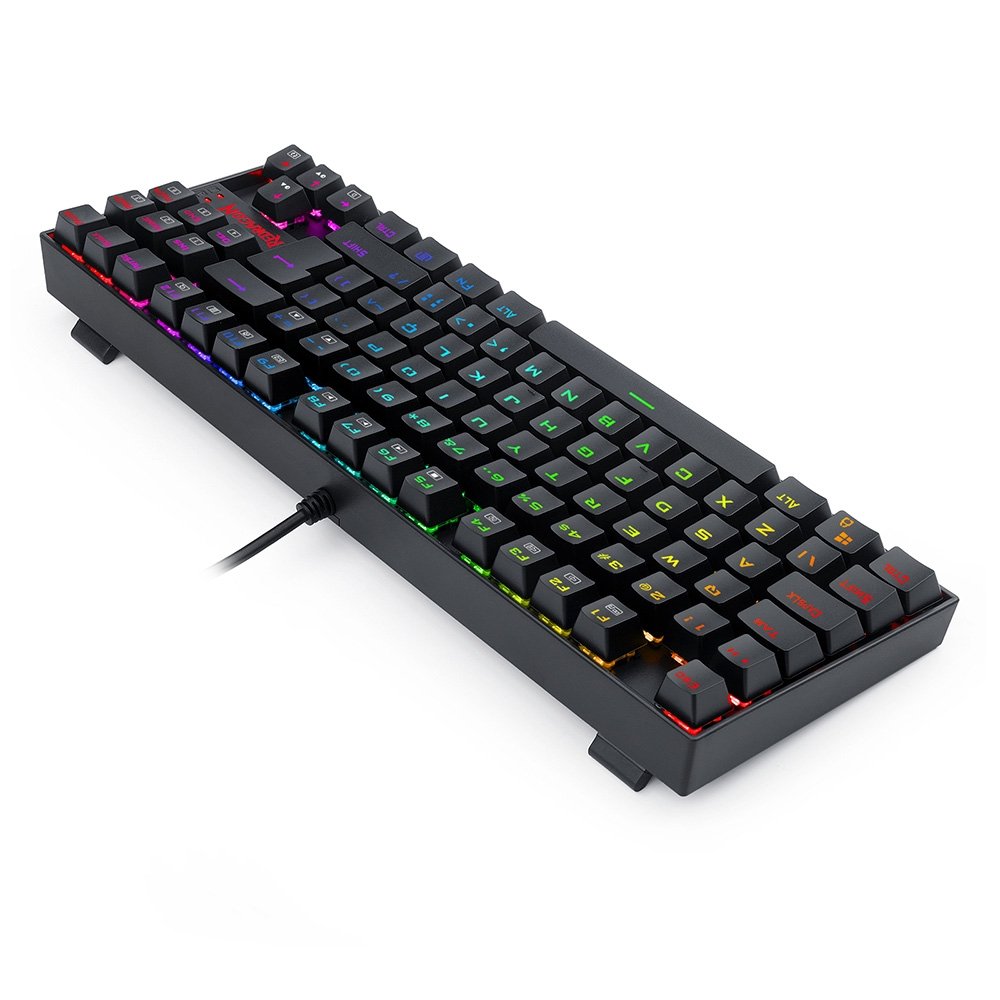 Teclado Gamer Magnético Redragon Kumara Pro V2, RGB, Switch Vermelho, ABNT2, Preto - K552RGB-PRO (PT-RED) V2 Teclado Gamer Magnético Redragon Kumara Pro V2, RGB, Switch Vermelho, ABNT2, Preto - K552RGB-PRO (PT-RED) V2