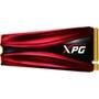 SSD Adata XPG Gammix S11 Pro, 256GB M.2 NVMe, Leitura: 3500MB/s e Gravação: 1200MB/s, Preto e Vermelho - AGAMMIXS11P-256GT-C