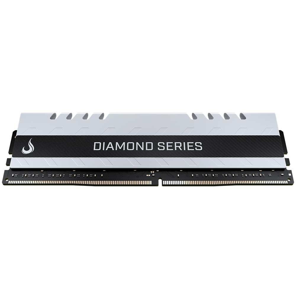 Memória Rise Mode Diamond, 8GB, 2400MHz, DDR4, CL17, Branco - RM-D4-8G-2400DW