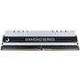 Memória Rise Mode Diamond, 8GB, 2400MHz, DDR4, CL17, Branco - RM-D4-8G-2400DW