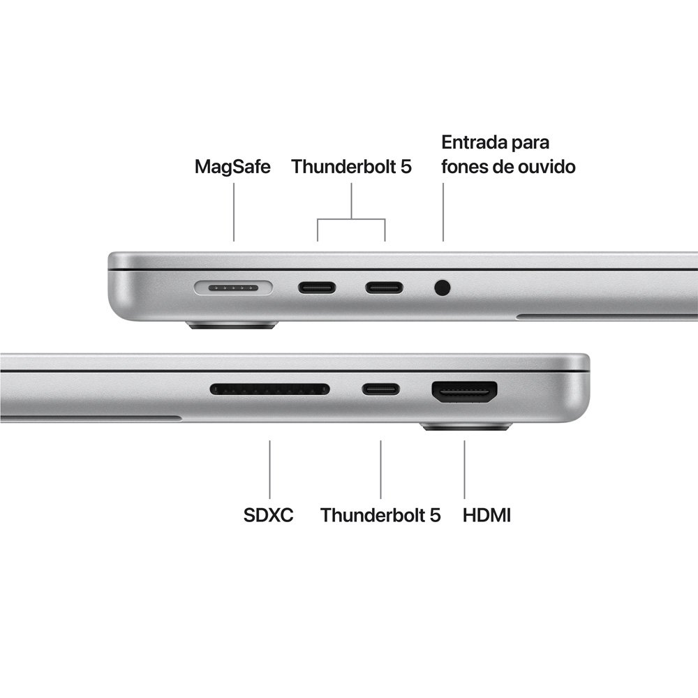M5 MacBook Pro 14インチ 24GB/1TB Apple MacBook Pro M5 14” 24GB 1TB 2025 | Alto Desempenho A3434