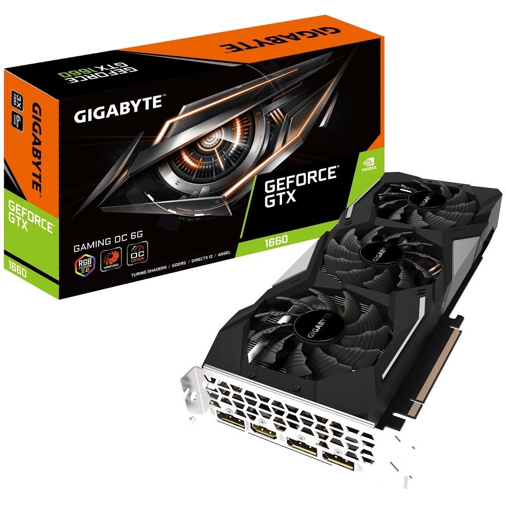 NVIDIA GeForce GTX 1660 グラボ Placa de Vídeo Gigabyte NVIDIA GeForce GTX 1660 | KaBuM!