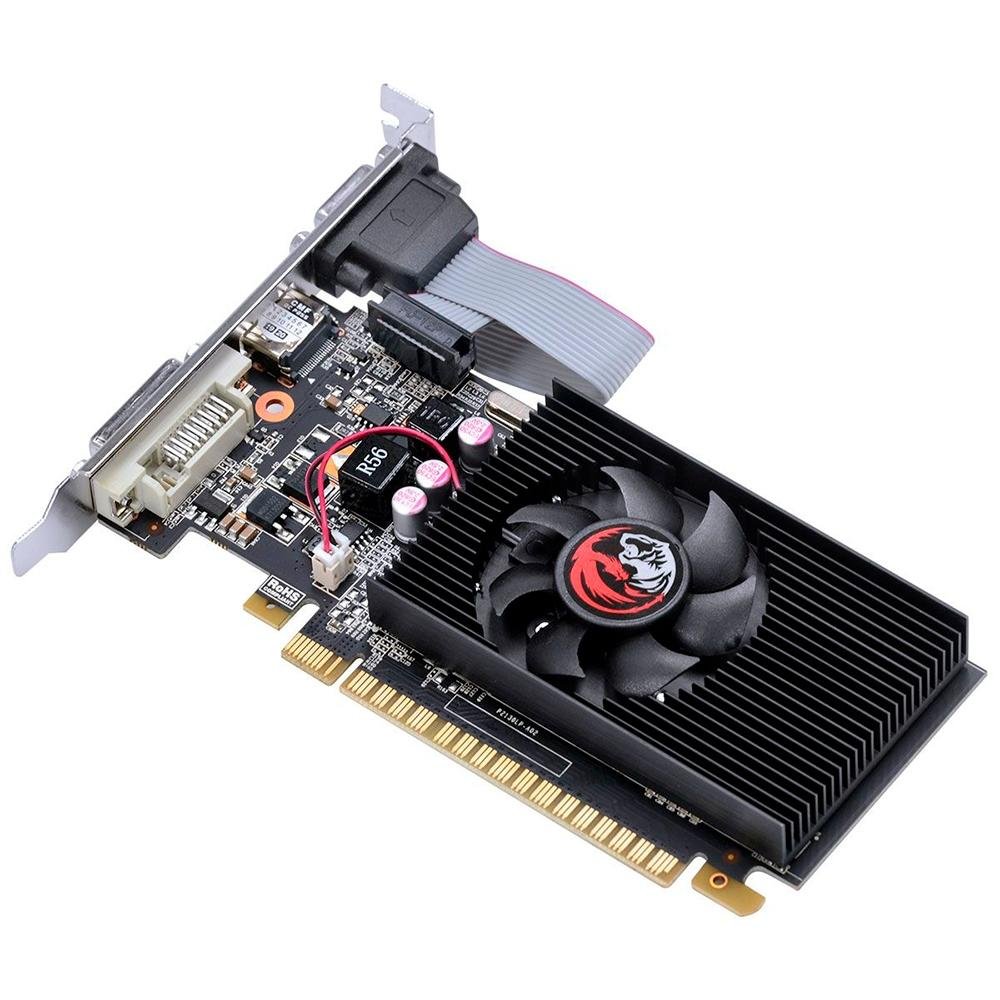 Placa de Vídeo PCYes NVIDIA GeForce GT 710 2GB, DDR3 - PA710GT6402D3LP Placa de Vídeo PCYes NVIDIA GeForce GT 710 2GB, DDR3 - PA710GT6402D3LP