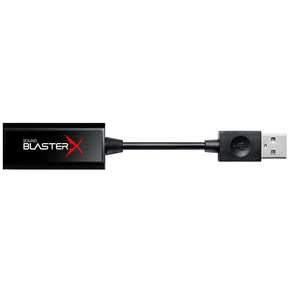 Placa de Som Creative Labs Sound BlasterX G1, USB, 7.1 Canais - 70SB171000000 Placa de Som Creative Labs Sound BlasterX G1, USB, 7.1 Canais - 70SB171000000