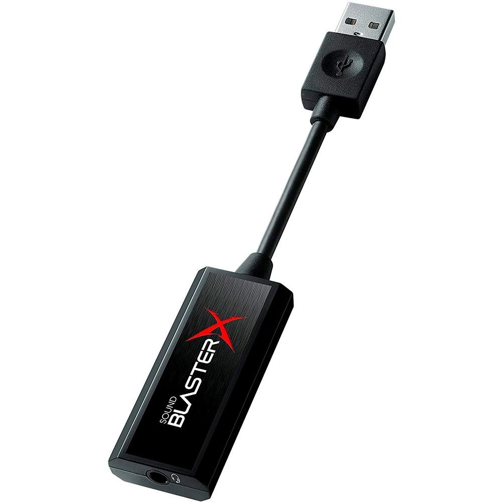 Placa de Som Creative Labs Sound BlasterX G1, USB, 7.1 Canais - 70SB171000000 Placa de Som Creative Labs Sound BlasterX G1, USB, 7.1 Canais - 70SB171000000