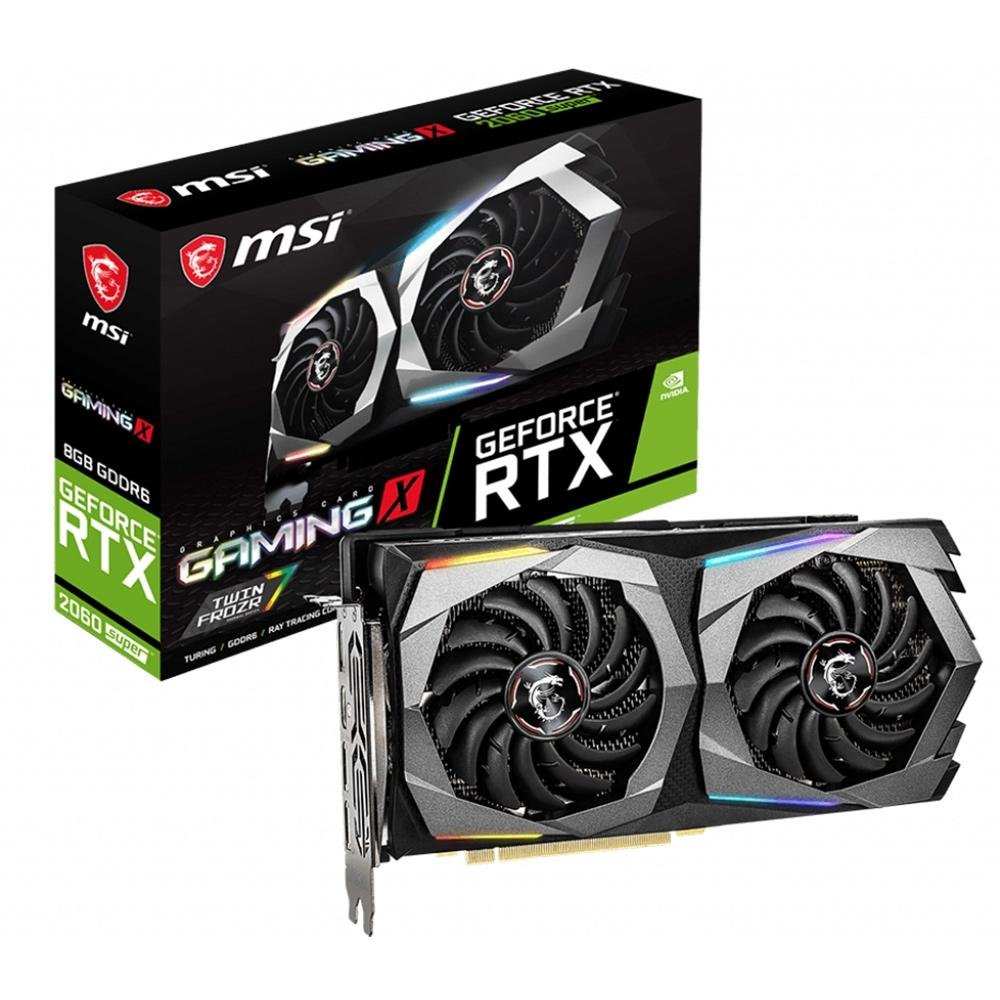グラフィックボード・グラボ・ビデオカード RTX 2060 super MSI GAMING X placa-de-video-msi-geforce-rtx