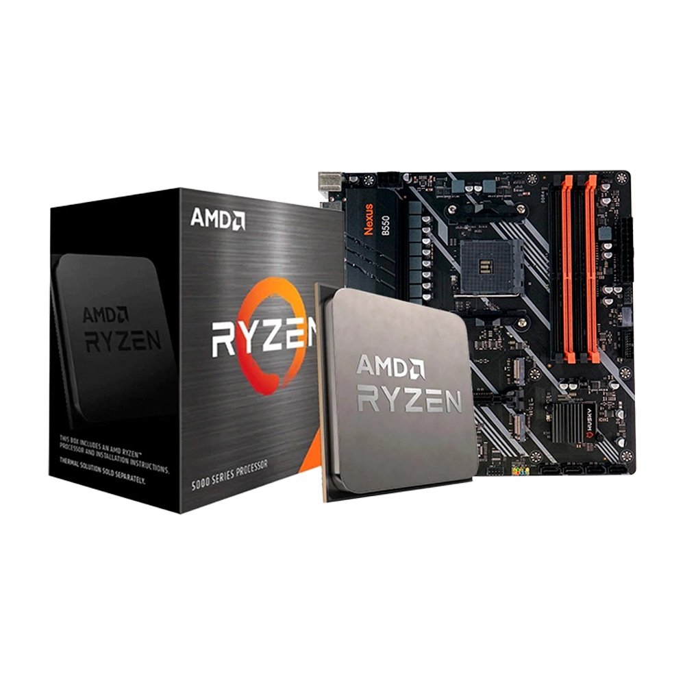 Kit Husky B550 + Ryzen 7 5700X | KaBuM!