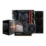 Kit Upgrade AMD Ryzen 7 5700X, B550 DDR4, RAM 16GB, FX Swift RX 9070 XT, Fonte 750W